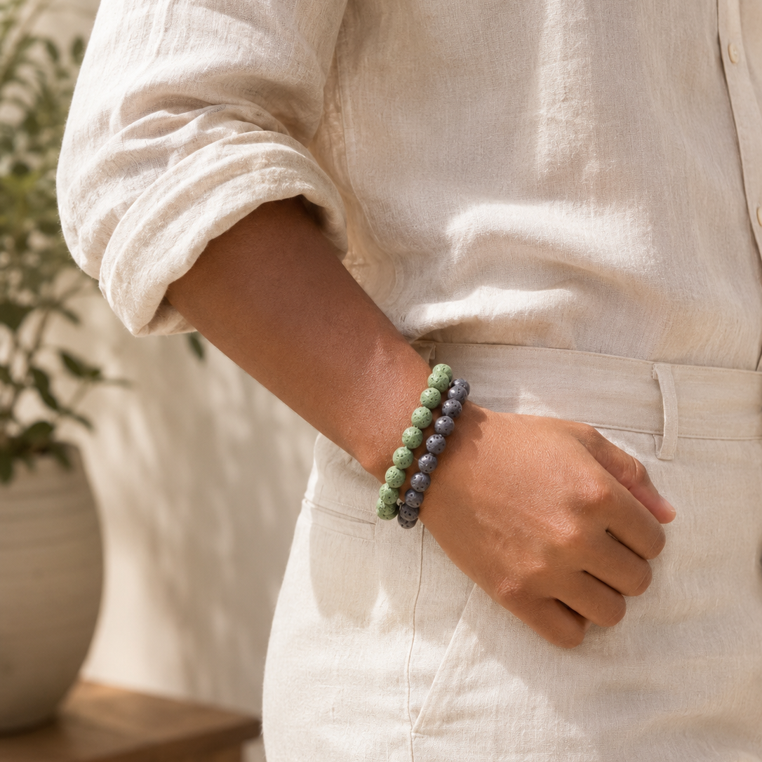 MULYN Grounding Lava Stone Bracelet