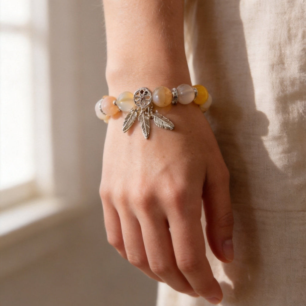 MULYN Sakura Agate Bracelet