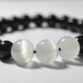 MULYN Selenite & Obsidian Bracelet